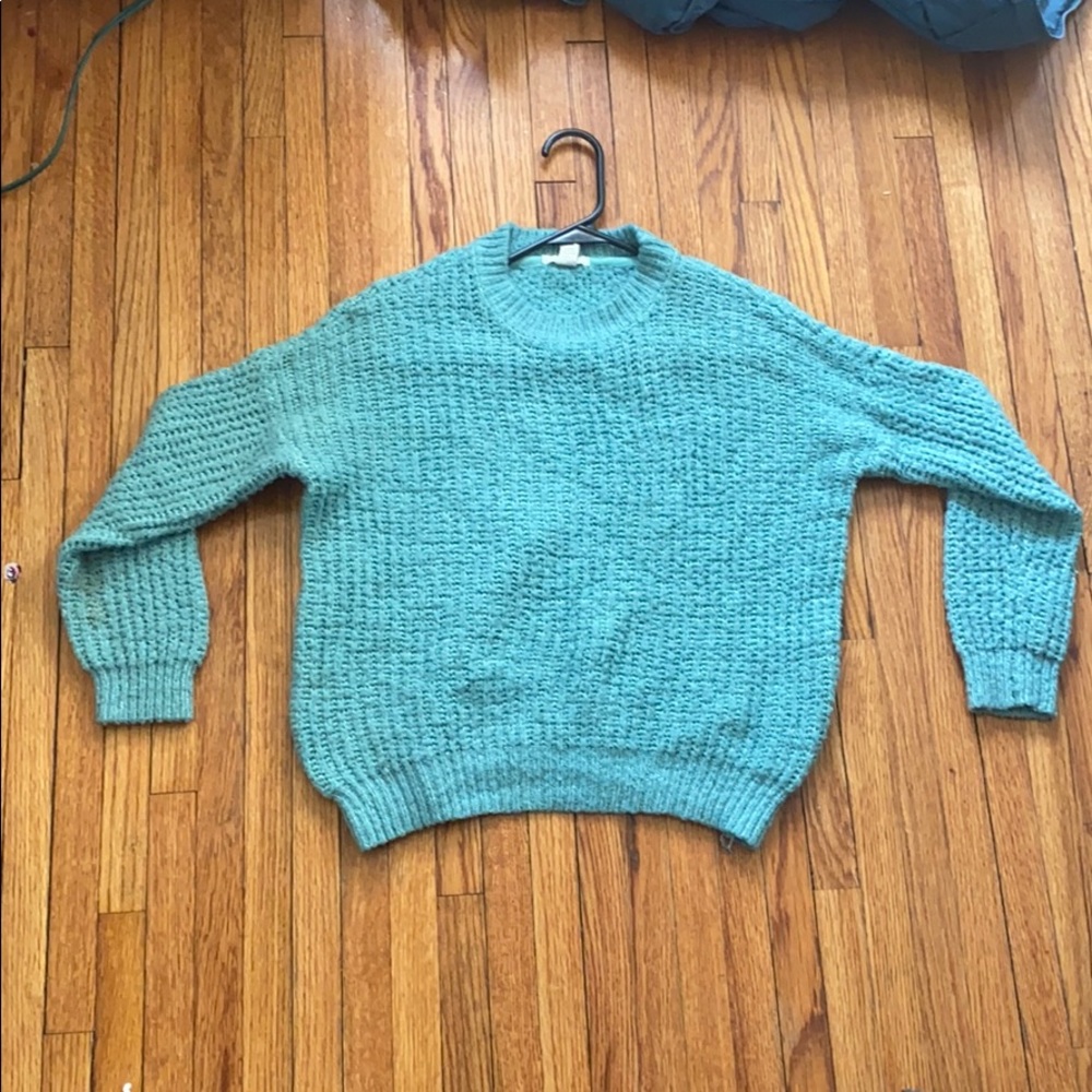 Teal Knit Sweater